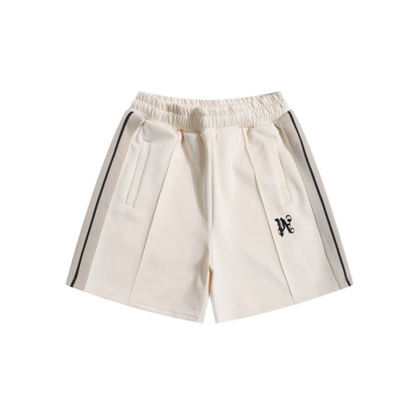 ✨팜 엔젤스 남성 아이보리 반바지 - Palm Angels Mens Ivory Half-pants - pac836x