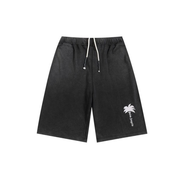 ✨팜 엔젤스 남성 블랙 반바지 - Palm Angels Mens Black Half-pants - pac848x