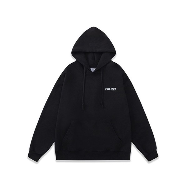 ✨베트멍 남/녀 블랙 후드티 - Vetements Unisex Black Hoodie - vec858x