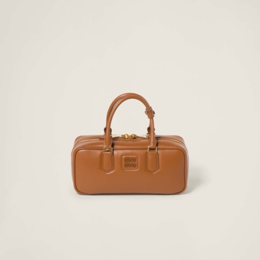 ❤미우미우 여성 탄 아르카디 볼링백 - Miumiu Womens Arcadie Bag - mib1988x