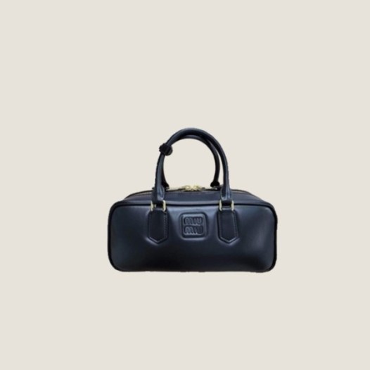 ❤미우미우 여성 블랙 아르카디 볼링백 - Miumiu Womens Arcadie Bag - mib1989x