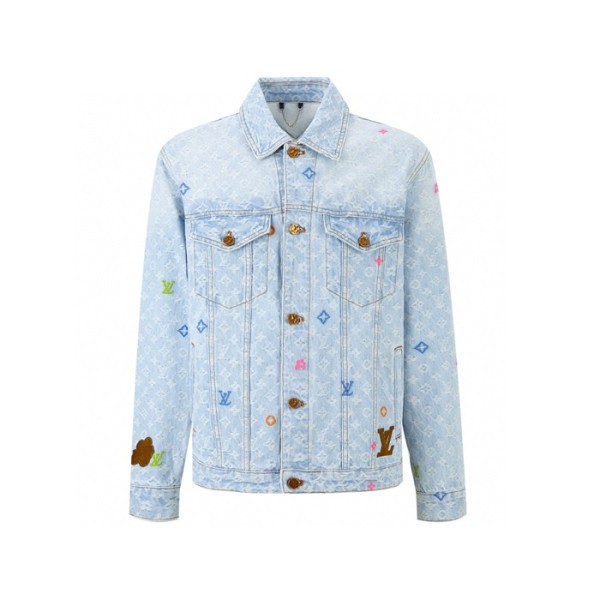 ✨루이비통 남성 블루 재킷 - Louis vuitton Mens Blue Jackets - lvc879x