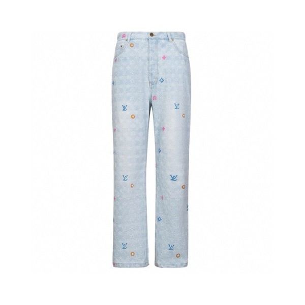 ✨루이비통 남성 블루 청바지 - Louis vuitton Mens Blue Jeans - lvc880x