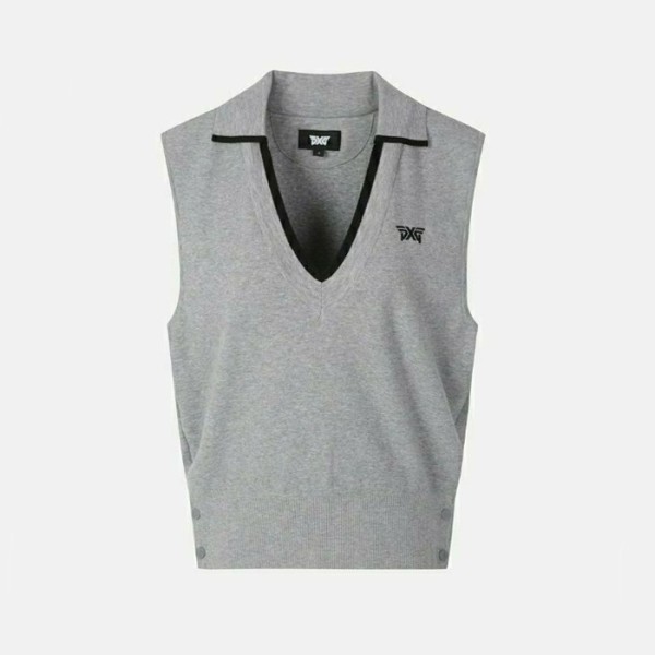 ✨PXG 여성 브이넥 니트 베스트 - gol54x