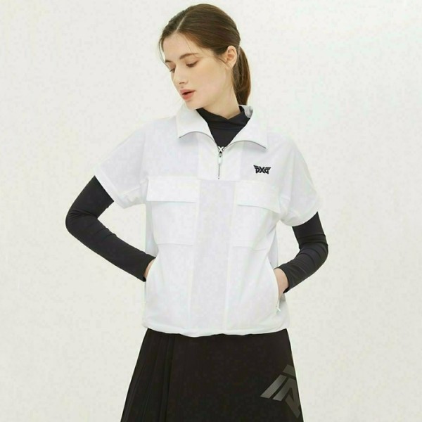 ✨PXG 여성 숏 슬리브 우븐 반팔티 - gol97x