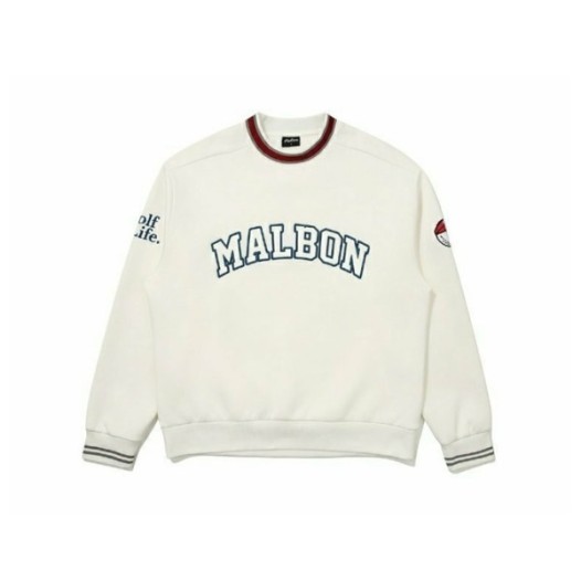 ❤[MALBON] 말본 남성 Victory 라운드 크루넥 티셔츠 - gol111x