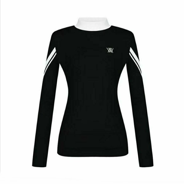 ✨[ANEWGOLF] 어뉴골프 여성 하프 넥 티셔츠 - gol128x