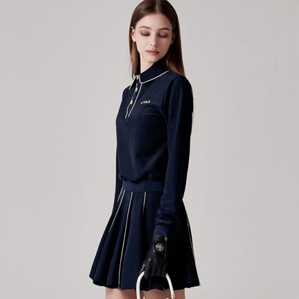 ✨[UTAA] 유타 여성 두카트 앵글 라인 풀오버 티셔츠 - gol148x