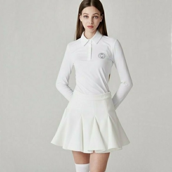 ✨[UTAA] 유타 여성 두카트 앵글 라인 플레어 스커트 - gol181x