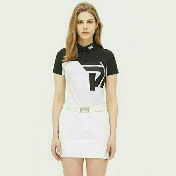 ✨PXG 여성 썸머 빅로고 블록 반팔티 - gol237x