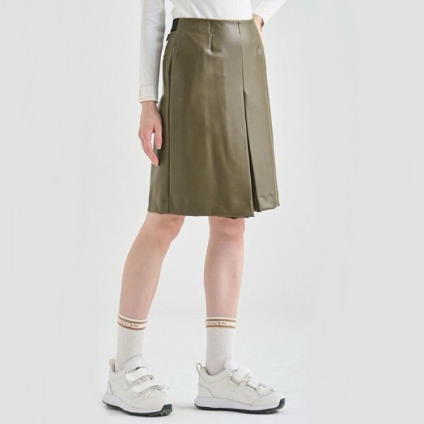 ✨[LANVIN BLANC] 랑방블랑 여성 페이크 레더 발수 쇼츠 - gol325x