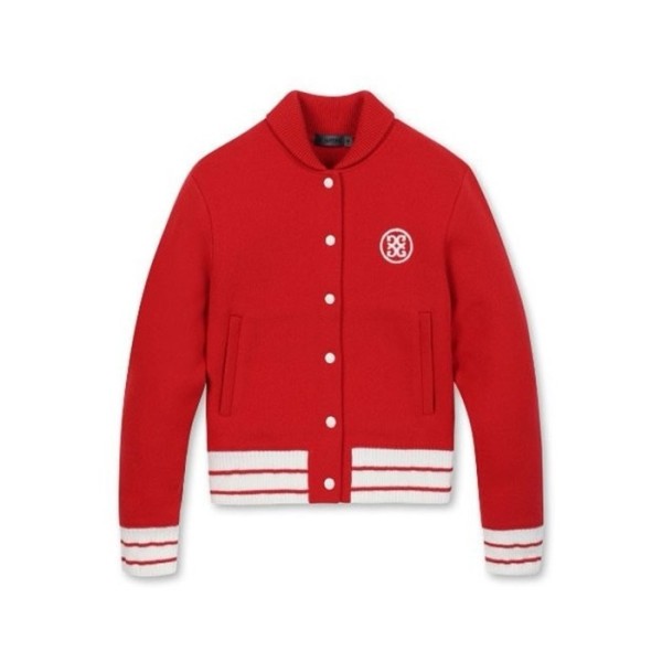 ✨[G/FORE] 지포어 여성 펠트 울 칼럼 버튼-업 자켓 - gol405x