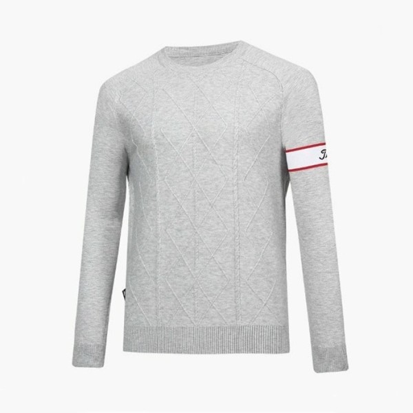 ✨[Titleist] 타이틀리스트 남성 케이블 라운드 넥 스웨터 - gol438x