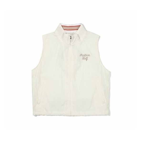 ✨[MALBON] 말본 여성 백 버킷 우븐 풀집업 베스트 - gol519x