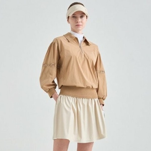 ✨[LANVIN BLANC] 랑방블랑 여성 발수 페이크 레더 스커트 - gol545x