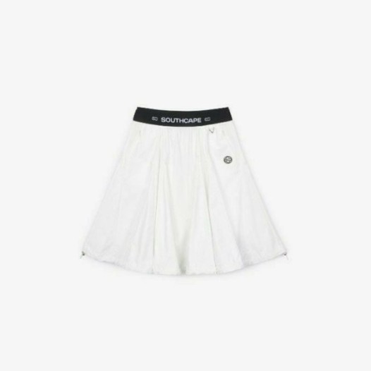 ❤[SOUTHCAPE] 사우스케이프 여성 A라인 우븐 플레어 스커트 - gol569x