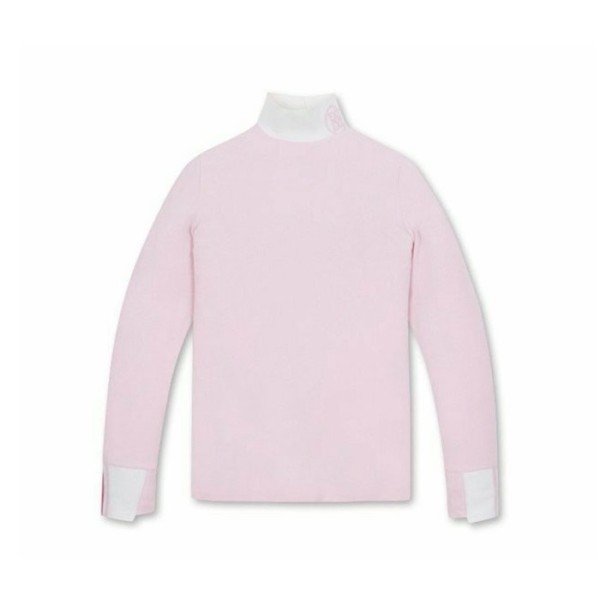 ✨[G/FORE] 지포어 여성 니트 하이브리드 이너 로우넥 티셔츠 - gol606x