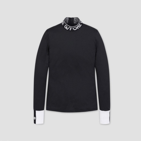 ✨[G/FORE] 지포어 여성 니트 모크 티셔츠 - gol644x