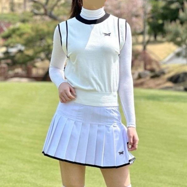 ✨PXG 여성 라운드넥 니트 베스트 - gol690x