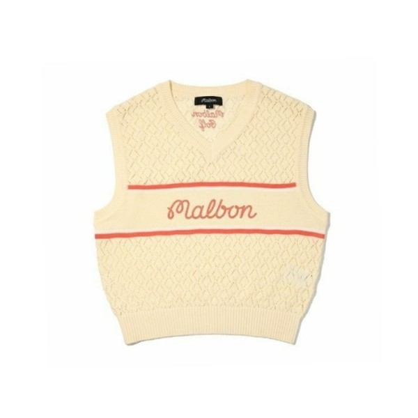 ✨[MALBON] 말본 여성 스크립트 크로셰 베스트 - gol756x