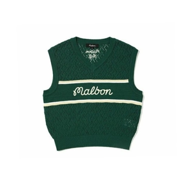 ✨[MALBON] 말본 여성 스크립트 크로셰 베스트 - gol757x