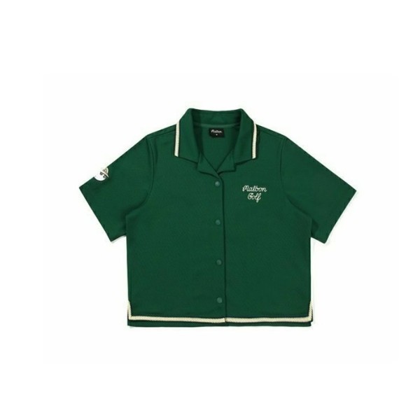 ✨[MALBON] 말본 여성 36 버킷 버튼업 셔츠 - gol777x