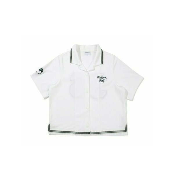 ✨[MALBON] 말본 여성 36 버킷 버튼업 셔츠 - gol779x