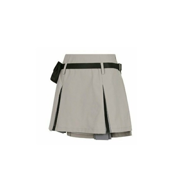 ✨[AMAZINGCRE] 어메이징크리 여성 에어서킷 벨티드 플리츠 스커트 - gol791x