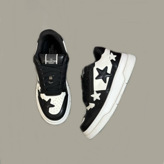 ❤발렌티노 남/녀 블랙 스니커즈 - Valentino Unisex Black Sneakers - vas704x