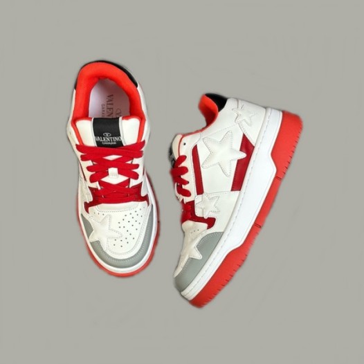 ❤발렌티노 남/녀 레드 스니커즈 - Valentino Unisex Red Sneakers - vas709x