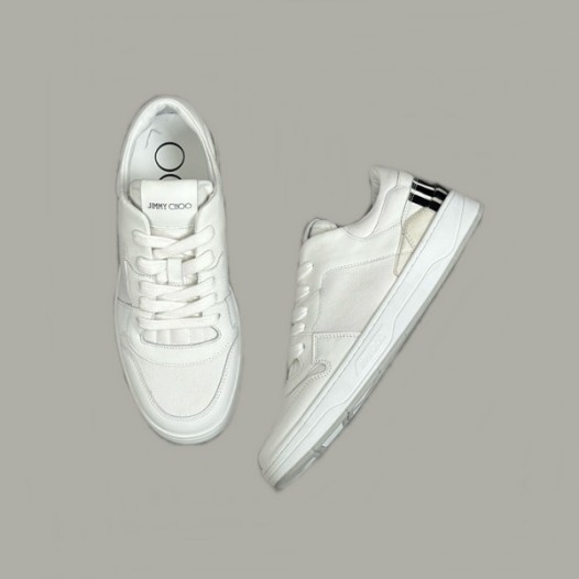 ❤지미츄 남성 화이트 스니커즈 - Jimmy Choo Mens White Sneakers - jis718x