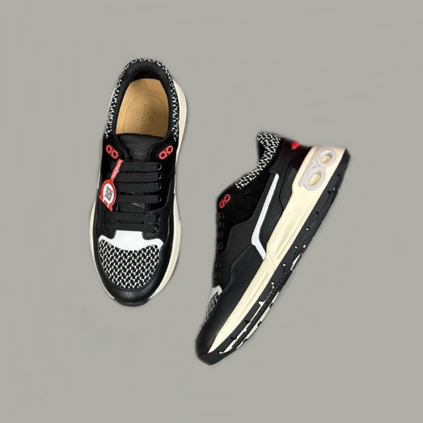 ✨페라가모 남성 블랙 스니커즈 - Ferragamo Mens Black Sneakers - fes738x