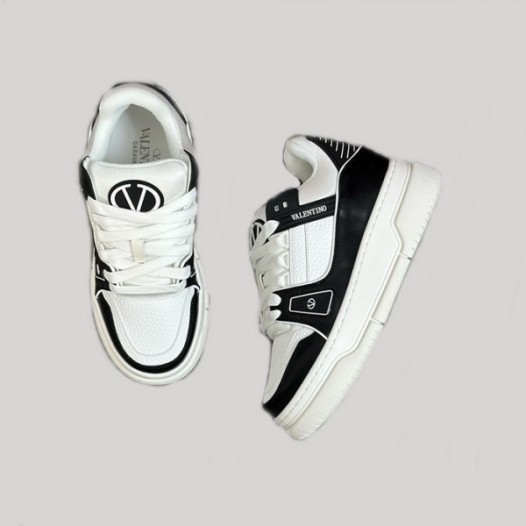 ❤발렌티노 남/녀 블랙 스니커즈 - Valentino Unisex Black Sneakers - vas749x