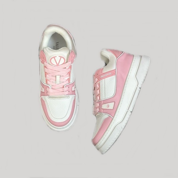 ✨발렌티노 남/녀 연핑크 스니커즈 - Valentino Unisex Pink Sneakers - vas751x