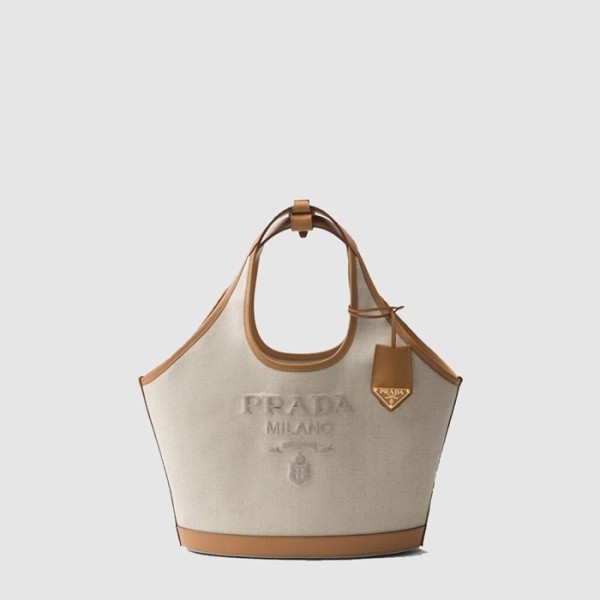 ✨프라다 여성 샌드 캔버스 토트백 1BG471 - Prada Womens Beige Tote Bag - prb2037x