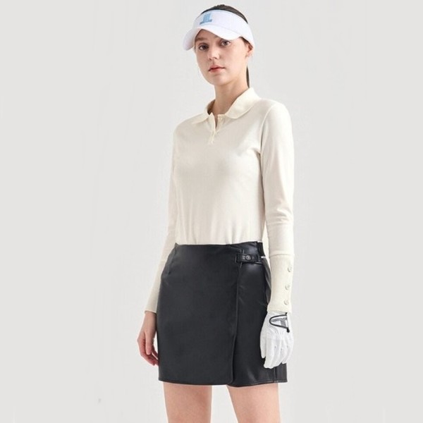 ✨[LANVIN BLANC] 랑방블랑 여성 백 컨트라스트 칼라 탑 - gol814x