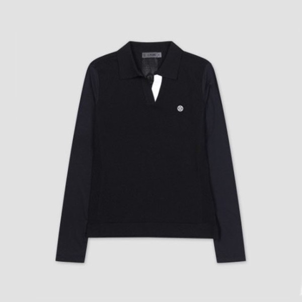 ✨[G/FORE] 지포어 여성 쿨 슬리브 니트 폴로 스웨터 - gol860x