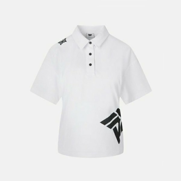 ✨PXG 여성 썸머 빅로고 카라 쇼츠슬리브 티셔츠 - gol880x