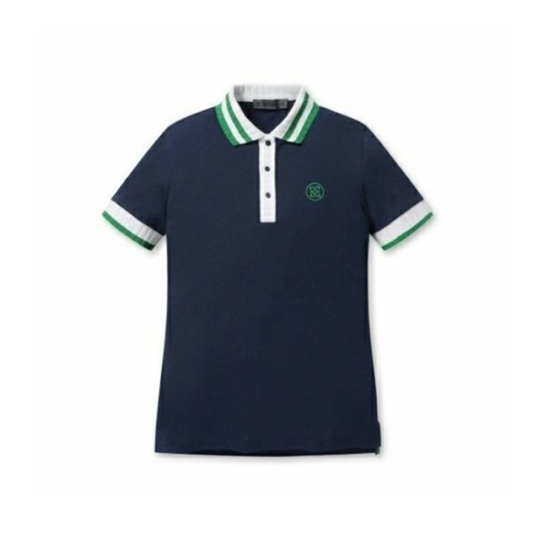 ✨[G/FORE] 지포어 여성 투톤 컬러 피케 폴로 티셔츠 - gol881x