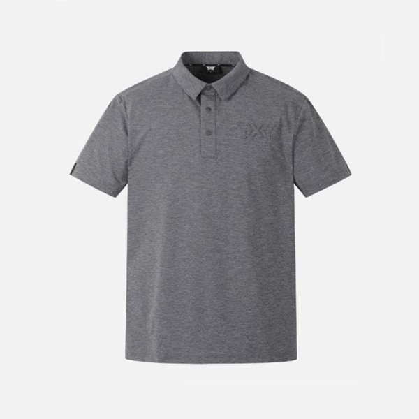 ✨PXG 남성 썸머 에센셜 카라 쇼츠 슬리브 티셔츠 - gol898x