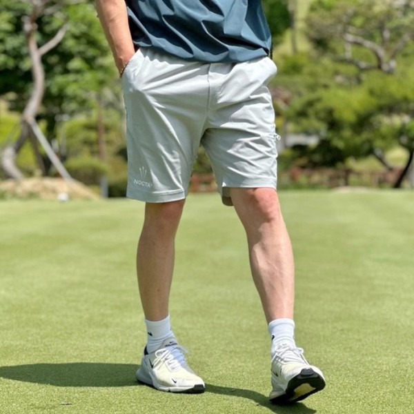 ✨[NIKE × NOCTA] 녹타×나이키 남성 골프 숏슬리브 크루넥 & 쇼츠 팬츠 세트 - gol995x