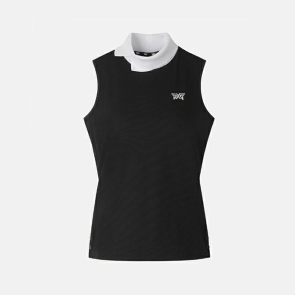 ✨PXG × KJG 여성 하이넥 슬리브리스 티셔츠 - gol1005x