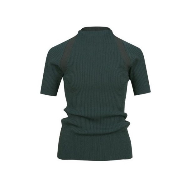 ✨[AMAZINGCRE] 어메이징크리 여성 플렉스모션 에센셜 숏슬리브 스웨터 - gol1027x