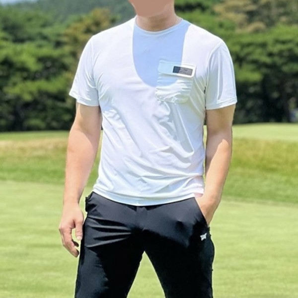 ✨PXG 남성 썸머 빅로고 라운드 넥 티셔츠 - gol1039x