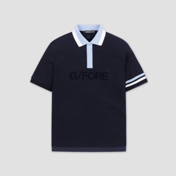 ✨[G/FORE] 지포어 남성 니트 카라 폴로 티셔츠 - gol1077x