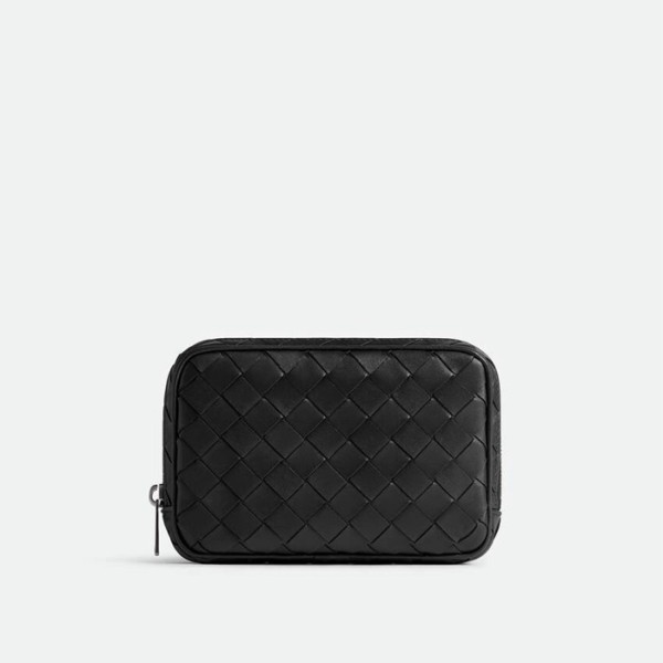 ✨보테가베네타 남성 블랙 파우치 - Bottega Veneta Mens Black Pouch - bvb2075x