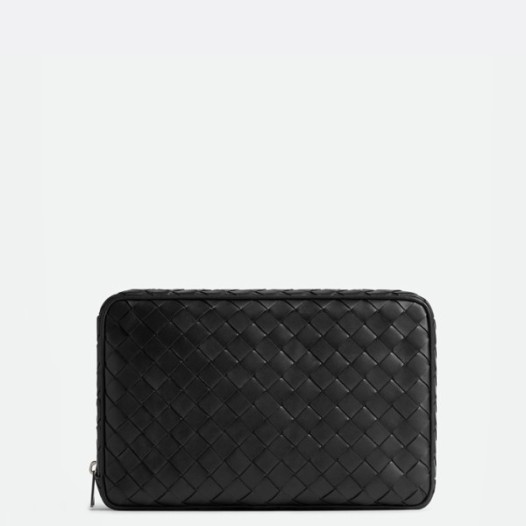❤보테가베네타 남성 블랙 파우치 - Bottega Veneta Mens Black Pouch - bvb2077x