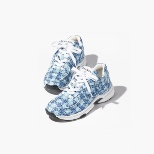 ❤샤넬 여성 블루 스니커즈 - Chanel Womens Blue Sneakers - chs764x