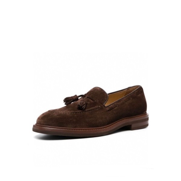 ✨브루넬로쿠치넬리 남성 브라운 로퍼 - Brunello Cucinelli Mens Brown Loafer - brs771x