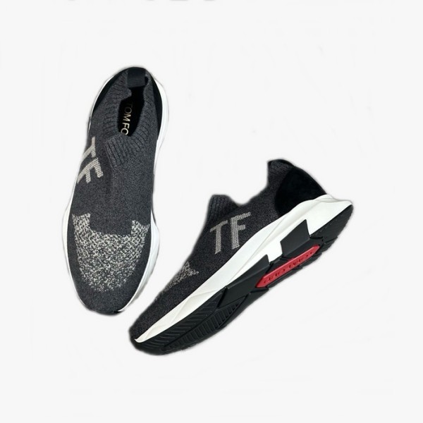 ✨톰포드 남성 그레이 스니커즈 - Tom Ford Mens Gray Sneakers - tos824x